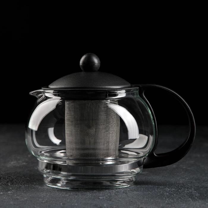 Чайник заварочный 880мл, с металлическим ситечком СимаГлобал Вдохновение 563244 от компании ООО «ТВК Ритейл» - фото 1