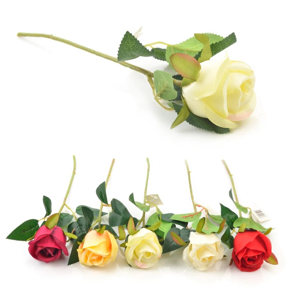 Цветок искусственный "Роза" 30 см PM-M  54672 от компании ООО «ТВК Ритейл» - фото 1