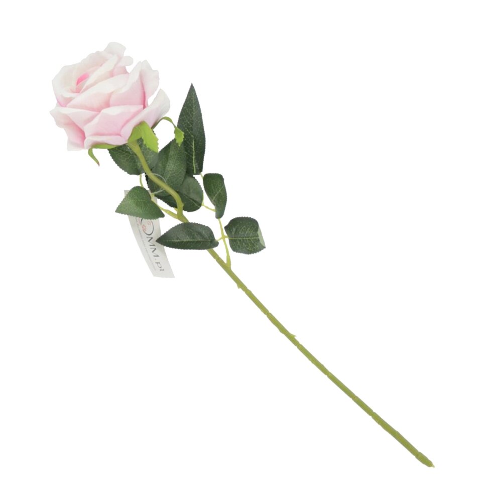 Цветок искусственный "Розовая роза" 50 см PM-M  58350-03 от компании ООО «ТВК Ритейл» - фото 1