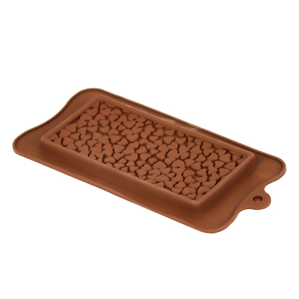 Форма для шоколада 20x10,3x (h)0,9см "Сердечки" Market Union  DA0546 от компании ООО «ТВК Ритейл» - фото 1