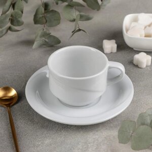 Кофейная пара (2 пр. чашка 170 мл, блюдце Gural Porselen Икс-танбул 4518239