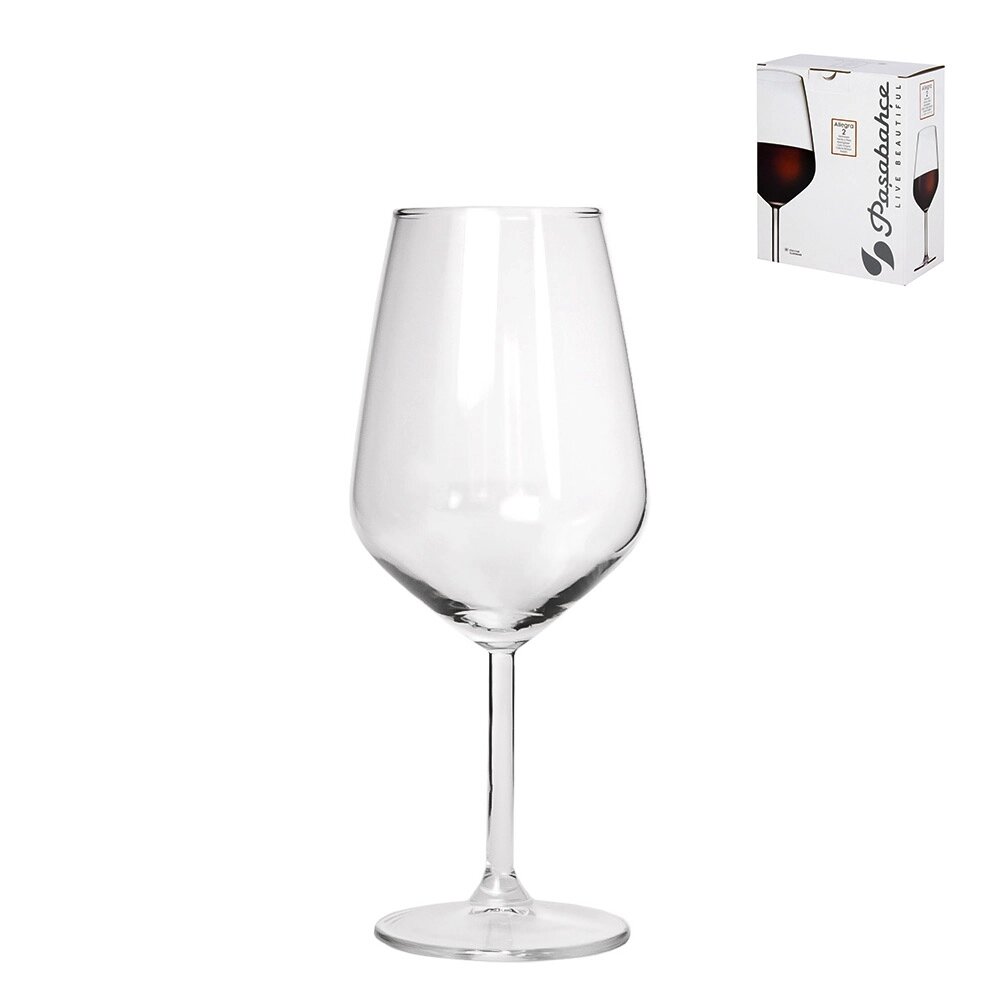 Комплект бокалов 490мл (2шт.) для вина Pasabahce Allegra 440065 1204281 от компании ООО «ТВК Ритейл» - фото 1