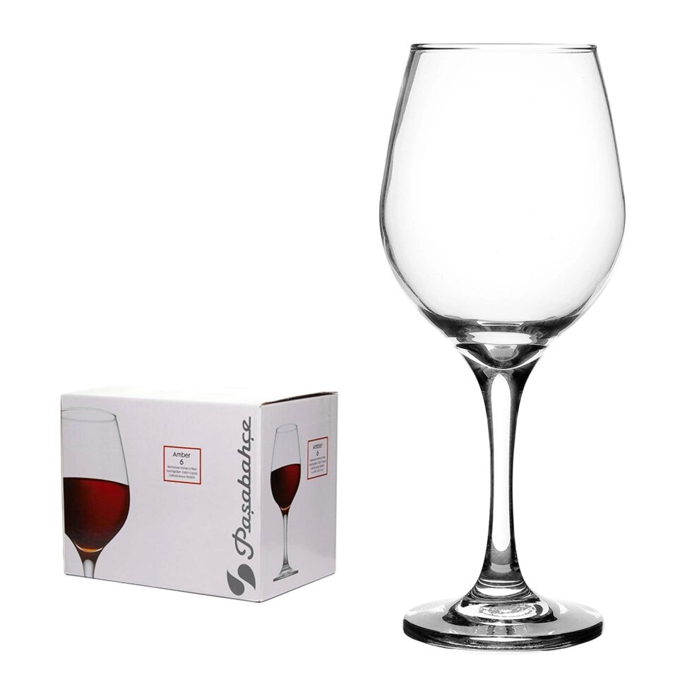 Набор бокалов 460мл (6шт.) для красного вина Pasabahce Amber 440275 1106163 от компании ООО «ТВК Ритейл» - фото 1