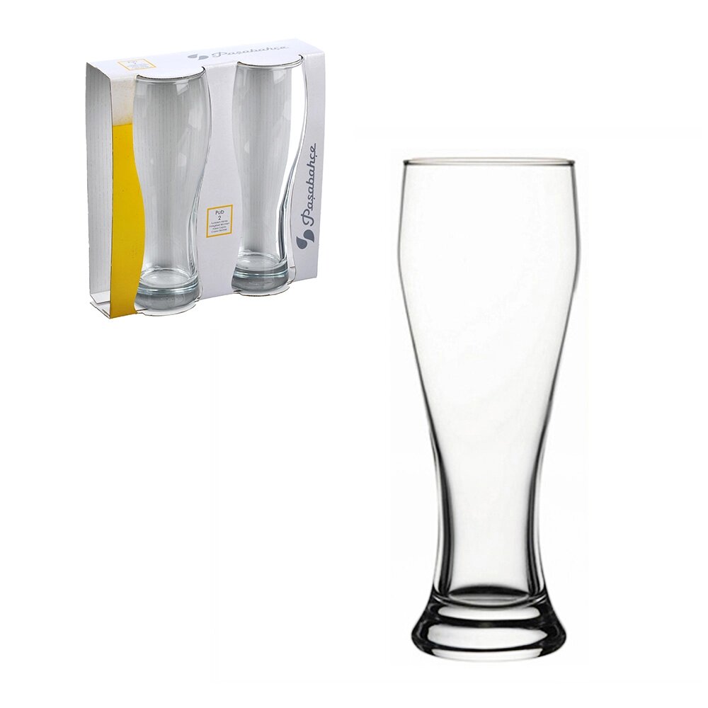 Набор стаканов для пива 415 мл (2 шт.) Pasabahce Pub 42116 876241 от компании ООО «ТВК Ритейл» - фото 1
