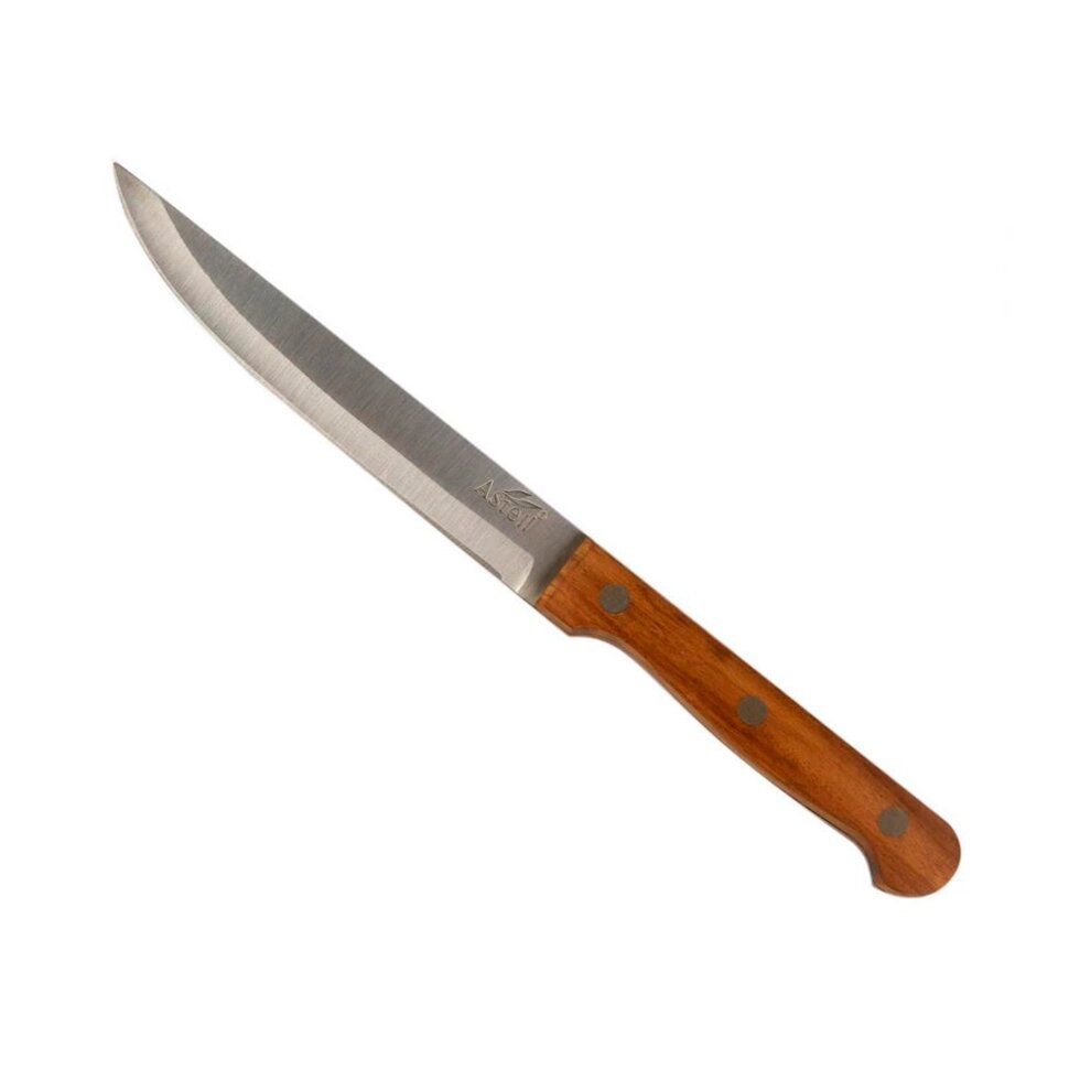 Нож кухонный 12,5см универсальный, деревянная ручка Astell Акация AST-004-НК-009 от компании ООО «ТВК Ритейл» - фото 1