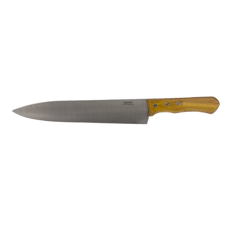 Нож поварской 24/37 см с деревянной ручкой Appetite  C231 от компании ООО «ТВК Ритейл» - фото 1