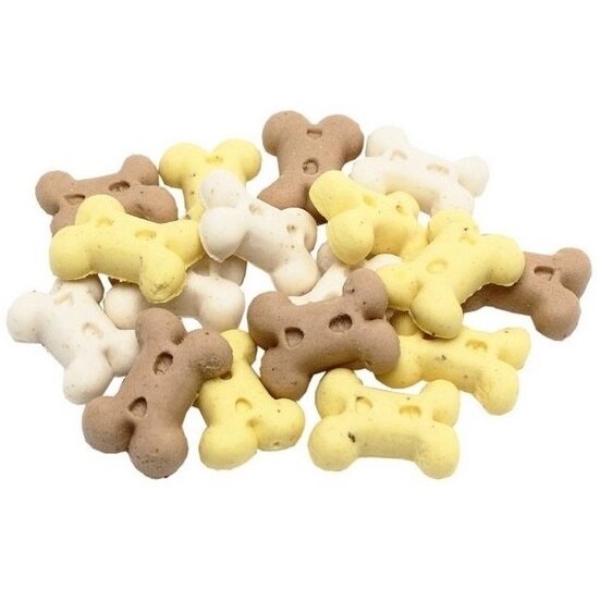 Печенье «Косточки Mix» для дрессуры собак (ваниль, шоколад, овощи), размер S, 3кг PL-81919 от компании ООО «ТВК Ритейл» - фото 1