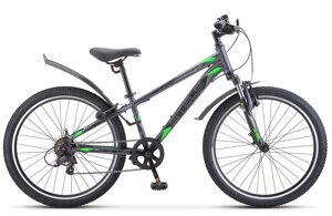 Велосипед 24 Stels Navigator 400 V F020 (рама 12) Серый/зеленый, LU097253
