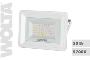 Прожектор WOLTA WFL-50W/06W LED 5700K 50вт SMD IP65 4500лм, белый 1/10