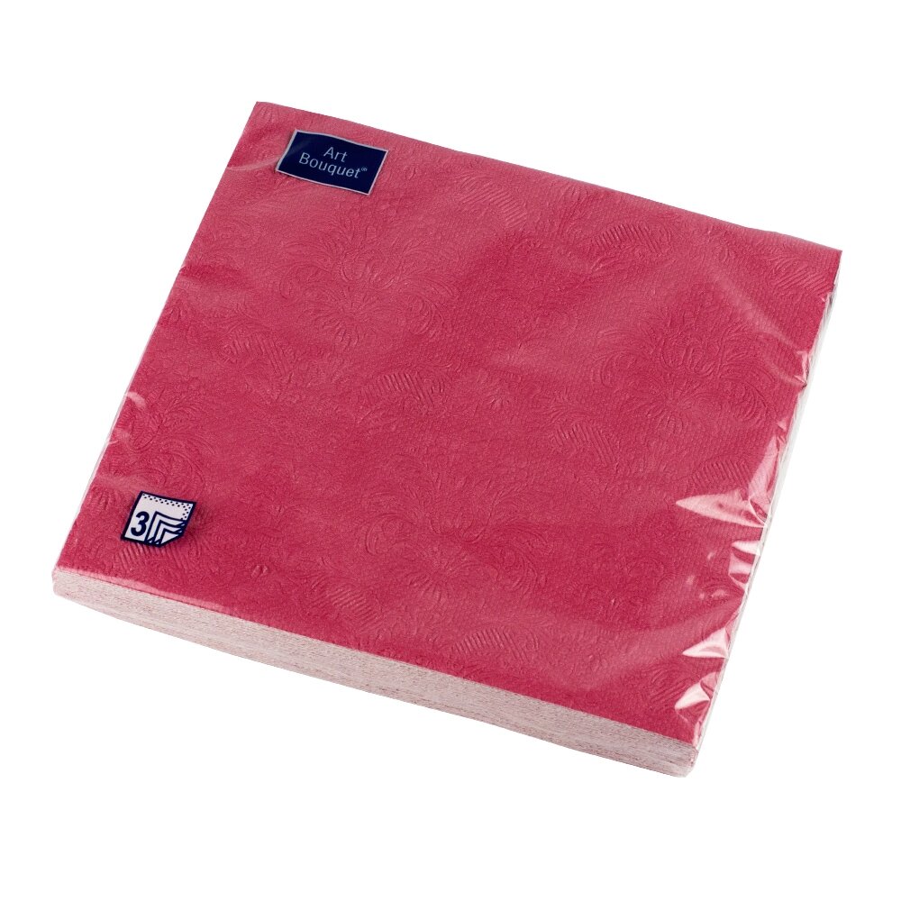 Салфетки бумажные "Барокко. Розовый палевый" 33x33см, 3 слоя, 16шт. Bouquet Art 57243 от компании ООО «ТВК Ритейл» - фото 1