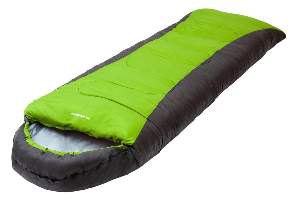Спальный мешок ACAMPER HYGGE 2*200г/м2 (black-green) от компании ООО «ТВК Ритейл» - фото 1