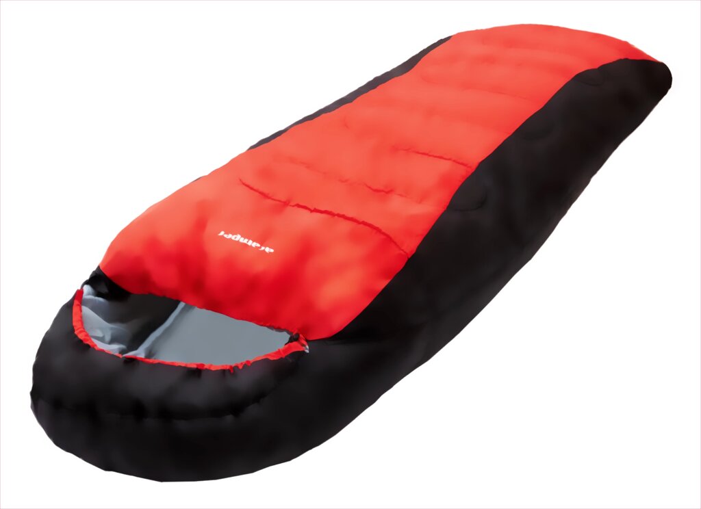 Спальный мешок ACAMPER HYGGE 2*200г/м2 (black-red) от компании ООО «ТВК Ритейл» - фото 1