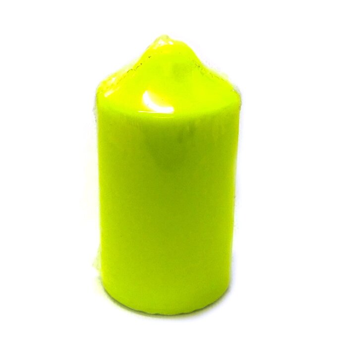 Свеча бочонок (d)5x (h)10см, жёлтый неон   5070817 от компании ООО «ТВК Ритейл» - фото 1