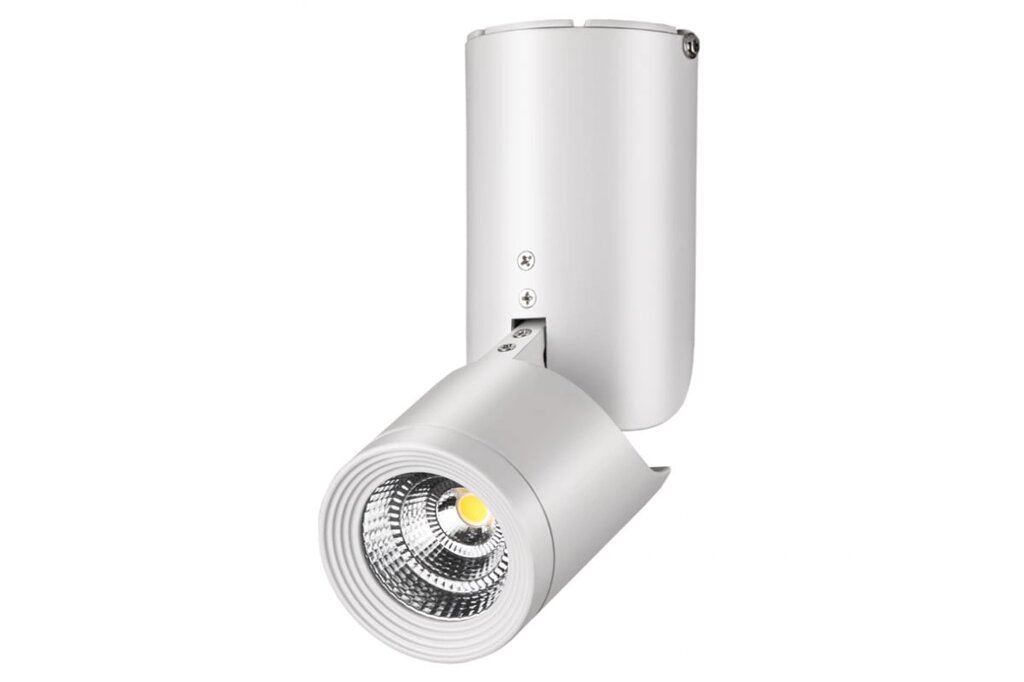 Светильник Lumin'arte SPOT02 10W LED материал: металл d70*h190 поворотный белый от компании ООО «ТВК Ритейл» - фото 1