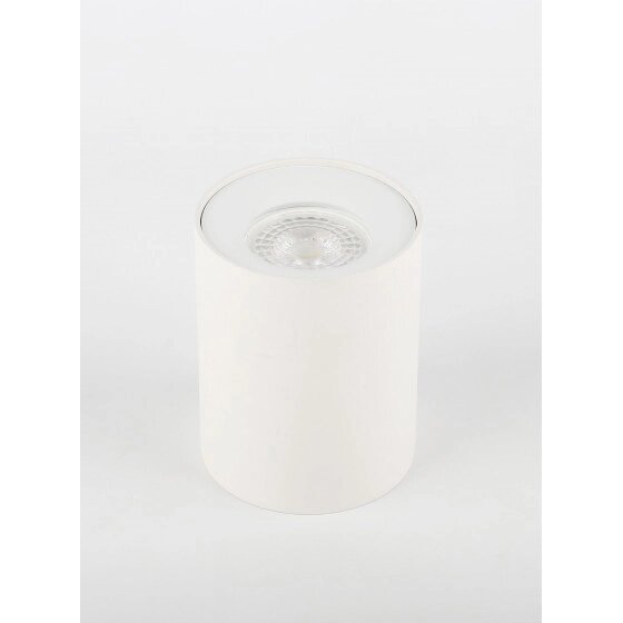 Светильник OL1 GU10 WH декоративная подсветка, накладной, GU10, D80*100мм, белый ЭРА от компании ООО «ТВК Ритейл» - фото 1