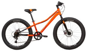 Велосипед 24 novatrack DOZER STD (DISK) (6-ск.) оранжевый (рама 12) OR21, 24SHD. dozerstd. 12OR21