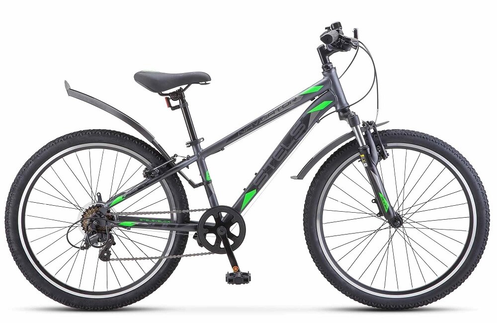 Велосипед 24 Stels Navigator 400 V F020 (рама 12) Серый/зеленый, LU097253 от компании ООО «ТВК Ритейл» - фото 1
