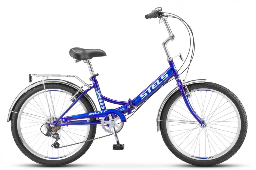 Велосипед 24 Stels Pilot 750 V Z010 (6-ск.) Синий, LU070374 от компании ООО «ТВК Ритейл» - фото 1