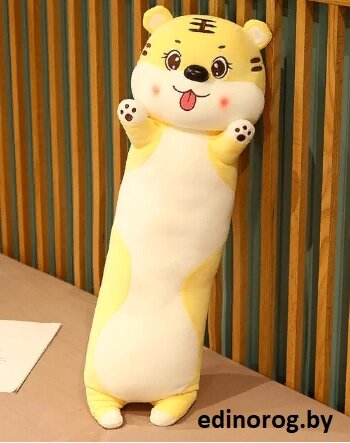 Игрушка подушка котик Kawaii Tigr 80 см + брелок ##от компании## Интернет-магазин детских игрушек Edinorog - ##фото## 1