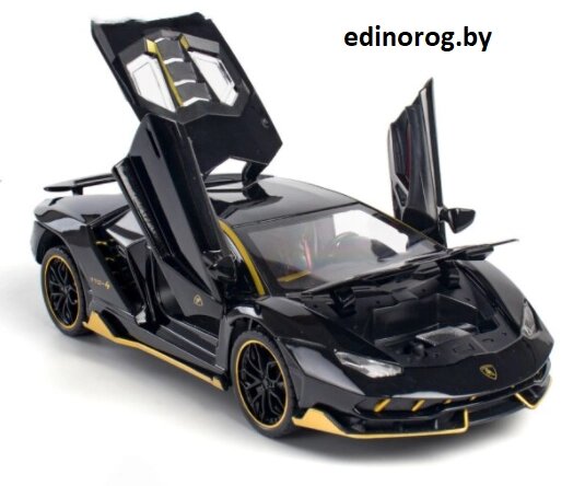 Машинка Металлическая Lamborghini Большой свет, звук. от компании Интернет-магазин детских игрушек Edinorog - фото 1