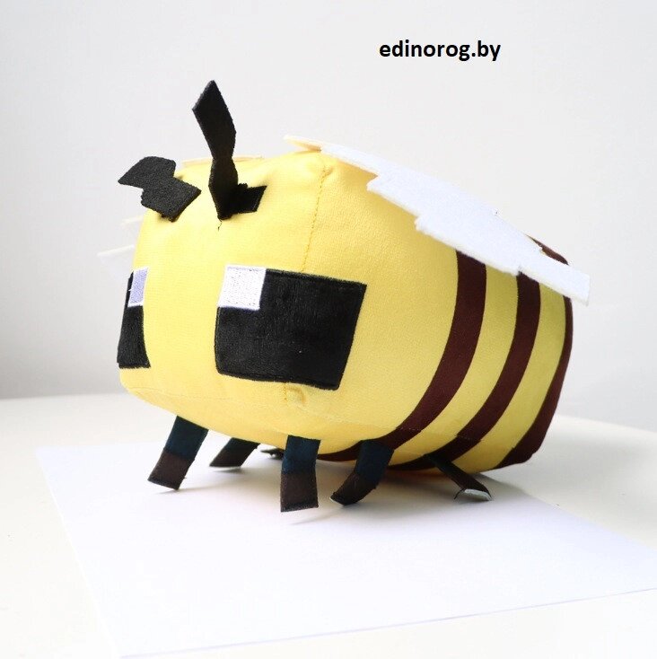 Мягкая игрушка майнкрафт minecraft Пчела от компании Интернет-магазин детских игрушек Edinorog - фото 1