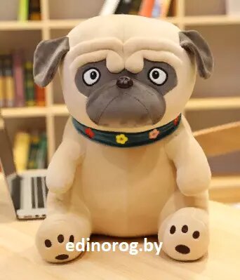 Мягкая игрушка Собачка Бульдог от компании Интернет-магазин детских игрушек Edinorog - фото 1