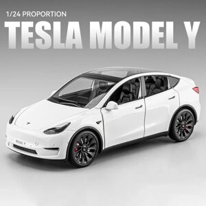 Машина металлическая 1:24 Tesla model Y