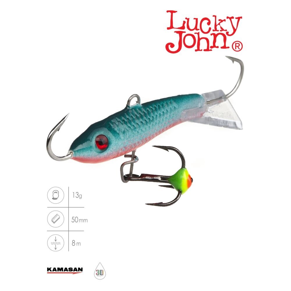 Балансир Lucky John Classic 5 (12 гр; 5 см; с тройником) 54 от компании Megafish - фото 1