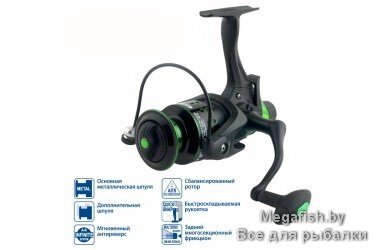 Безынерционная катушка с байтраннером Akara Geden Carp FG3000 от компании Megafish - фото 1