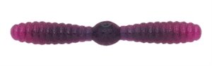 Червь силиконовый megabass CATS KILL WORM 1,5", 10 шт в уп., цвет: purple grape core
