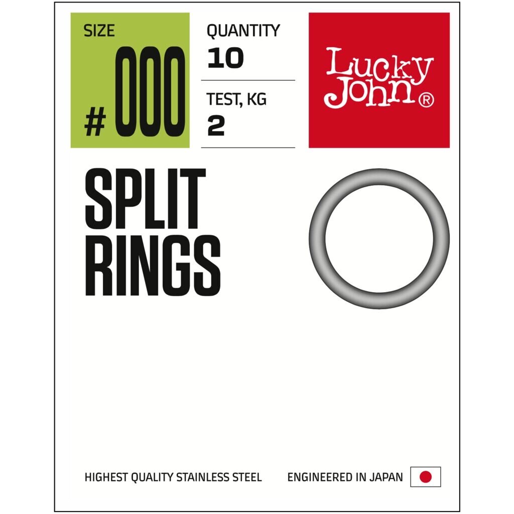 Кольца заводные Lucky John Pro Series SPLIT RINGS от компании Megafish - фото 1