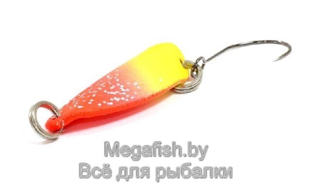 Колеблющаяся блесна Sprut Dakatsu Spoon 25 (2.5см,1.8гр) цвет RY от компании Megafish - фото 1