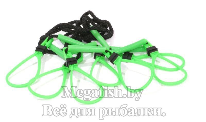 Кукан пластмассовый Три Кита 7 карабинов от компании Megafish - фото 1