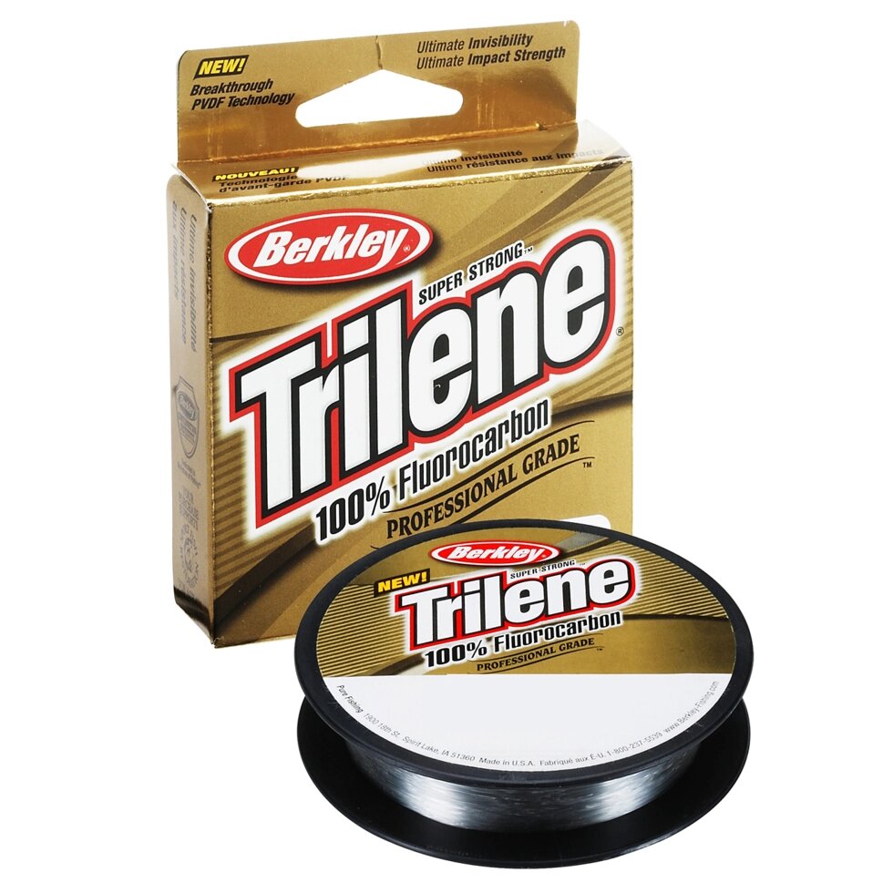 Леска Berkley Trilene 100% Fluorocarbon  Professional Grade  0.22  (50м) разрывная нагрузка 3.95 от компании Megafish - фото 1