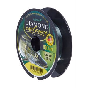 Леска монофильная Salmo Diamond EXELENCE 100м 0.17 мм