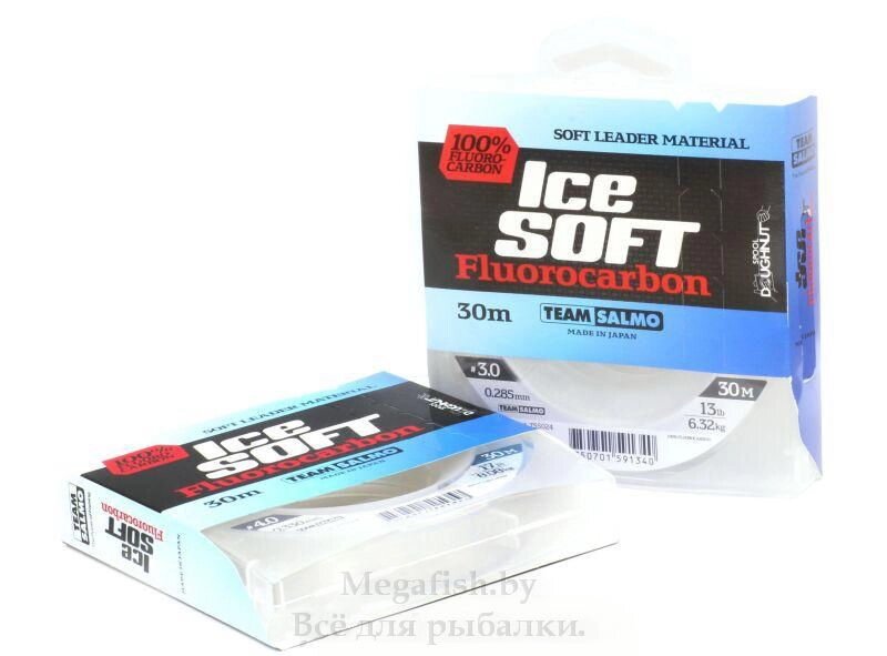 Леска Монофильная Team Salmo Ice Soft Fluorocarbon 30м (17,37кг) 0,520мм от компании Megafish - фото 1