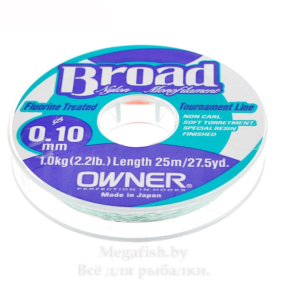 Леска Owner Broad (25 м; 0.20 мм) от компании Megafish - фото 1