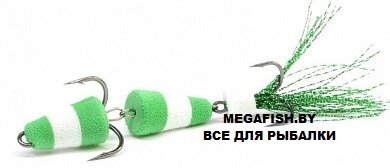 Мандула Lex Premium Classic 100 (10 см) Зеленый/Белый/Зеленый от компании Megafish - фото 1