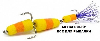 Мандула Lex Premium Classic 100 (10 см) Желтый/Оранжевый/Желтый от компании Megafish - фото 1