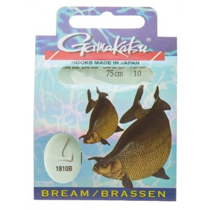 Крючки с поводком Gamakatsu BKS-1810B Bream Feeder 75см 014