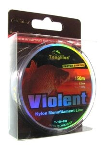 ЛЕСКА TOUGHLON VIOLENT 150М - 0.25mm.