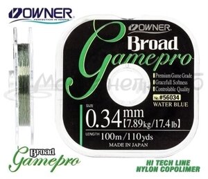 Леска OWNER B. GAME PRO 56034.100 м., 0,28 мм, оливк.