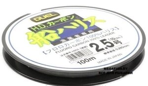 Флюорокарбон Duel H. D. Carbon Fune Leader Fluorocarbon 100% (100 м; #3.0)