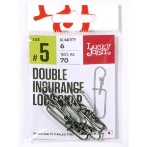 Застежки Lucky John Pro Series DOUBLE INSURANCE INSIDE LOCK SNAP 005