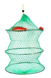 Садок рыболовный круглый с поплавком Namazu 40х80х25 см