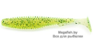 Приманка FishUp U-Shad 3" (2.37 гр; 7.5 см; 9 шт.) 026 Flo Chartreuse/Green
