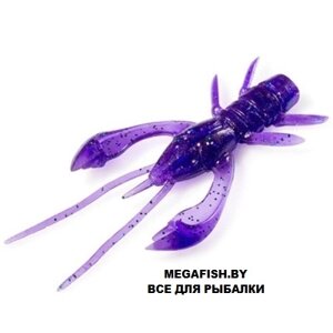 Приманка FishUp Real Craw 2" (1.9 гр; 5 см; 7 шт.) 060 Dark Violet/Peacock & Silver