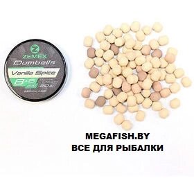 Бойлы Zemex Pop-Ups Dumbells 8х6мм 20гр Vanilla Spice