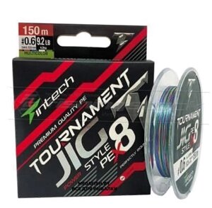 Шнур Intech Tournament Jig Style PE X8 (150 м; #1.5; Multicolor)