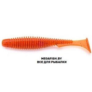 Приманка FishUp U-Shad 3.5" (8.9 см; 9 шт.) 049 orange pumpkin/black
